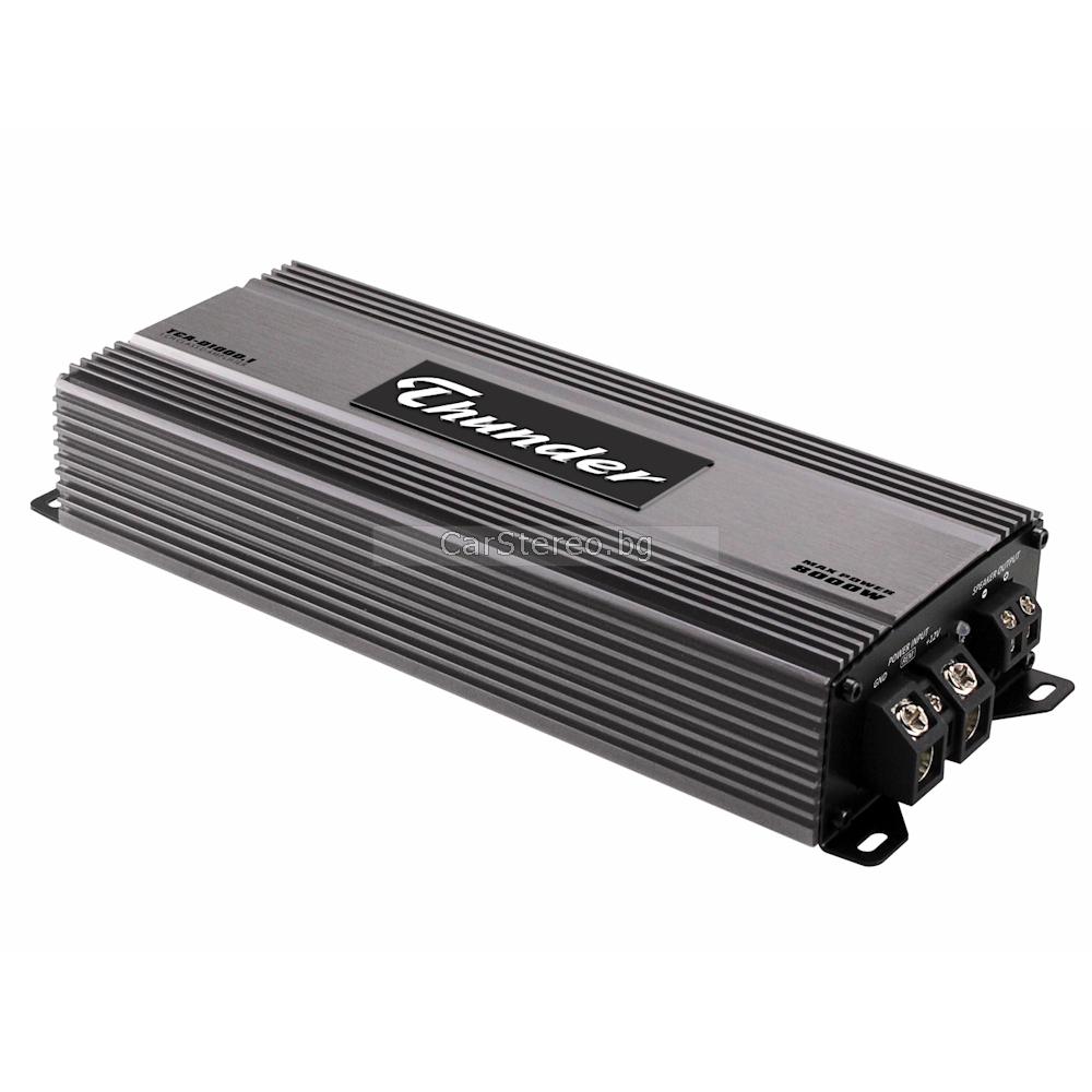 Усилвател за кола Thunder TCA-D1000.1, Клас D, 1 x 370W RM