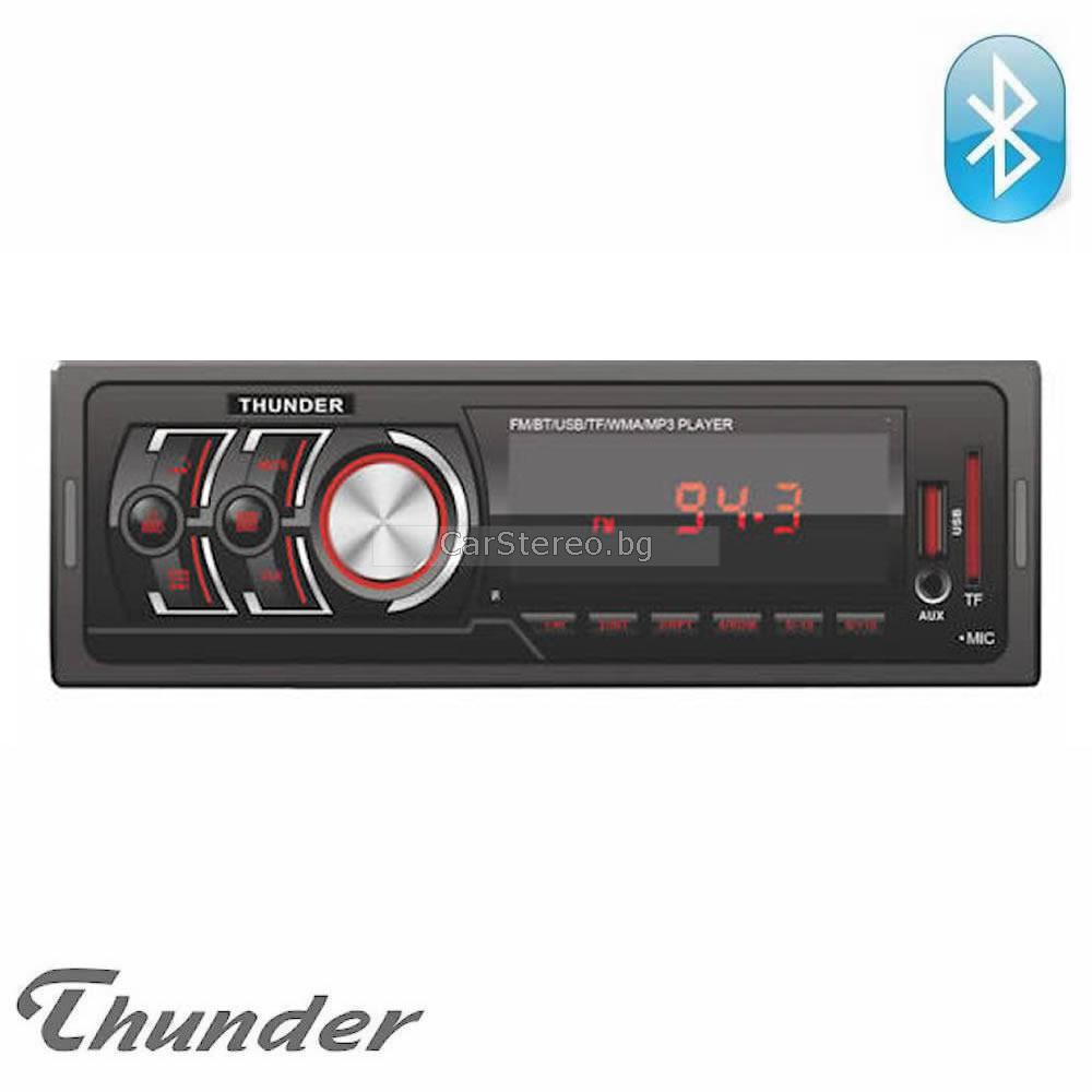 Bluetooth Радио за кола Thunder TUSB-010BT, USB SD AUX FM