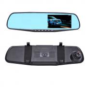 Видeорегистратор в огледало за обратно виждане за автомобил, 4.5" Full HD дисплей, 1080P 170° предна камера, 1080P 150° задна широкоъгална камера, G-Sensor, нощно виждане