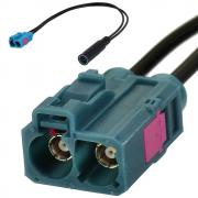 Автомобилен преход за автоантена CAR-111 2xFAKRA женски