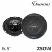Авто Говорители 6.5" THUNDER TCS-6519 Четирилентови, в комплект с решетки и кабели за монтаж, 2 броя, 4 Ohm, 250W